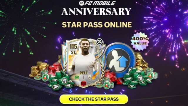 Úryvok zobrazujúci EA FC Mobile 2. výročie Star Pass Rewards (Obrázok prostredníctvom EA Sports)