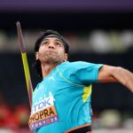 Neeraj Chopra chráni kotvisko v Guy's Javelin Toss Last of Globe Sports Championships 2025 (hodinky)