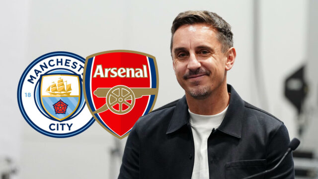 Neville informuje strelcov, že „potrebujú vyhrať“ verzus mužské mesto, pretože Pep's Side Can „Shock“ titul Race 

