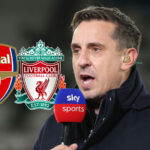 Neville robí „významný“ prípad titulu Arsenal, pretože Liverpool „Hearts bude určite potopené“ po neskorom Victorovi