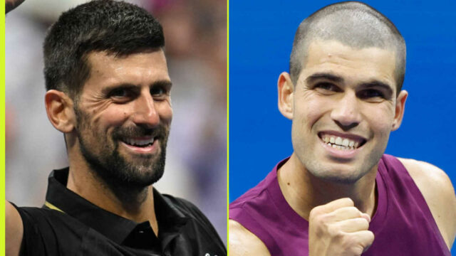 Novak Djokovic-Carlos Alcaraz Compecial Zbierka pre dobytie, ktoré Roger Federer a Rafael Nadal prestali pracovať na dosiahnutí 

