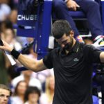 Novak Djokovic kňučí o otvorenej skupine Spojených štátov v úspechu nad Taylor Fritz