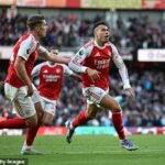 Dramatický neskorý ekvalizér Gabriel Martinelliho pre Arsenal bol inšpirovaný jeho priateľkou