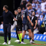 Originálny madrid pozitívny, ako poslal Dean Huijsen Red Card Allure