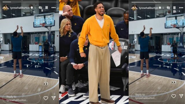 Haliburton začne strieľať vŕtačky zhruba dva mesiace po roztrhnutí Achilla v hre 7 finále NBA 2025. (Foto: @Tyresehaliburton/IG)