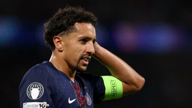 PSG kapitán Marquinhos von s zranením hornej nohy 


