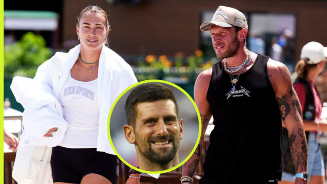 Partnerské rozhovory Aryna Sabalenka sa tešia, straty a spoločnosť so svojím modelárom Novak Djokovic 

