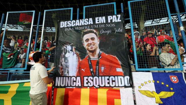 Pocta vyplatená Diogo Jota pred nami v Portugalsku FIFA Globe HUG Qualfier verzus Arménsko 

