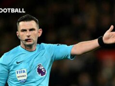 Pred Ajaxom- Inter Miláno Brag Brag Priaznivý dokument z 3 predchádzajúcich európskych zrážok, ktoré konali anglický rozhodca string