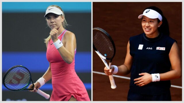 Ena Shibahara vo finále Billie Jean King Cup 2024. (Zdroj: Getty)