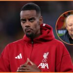 Alexander Isak v Liverpoolskom tréningu