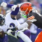 Ravens 'Derrick Henry reaguje po Brownsovej celebrite minimalizuje obtiažnosť