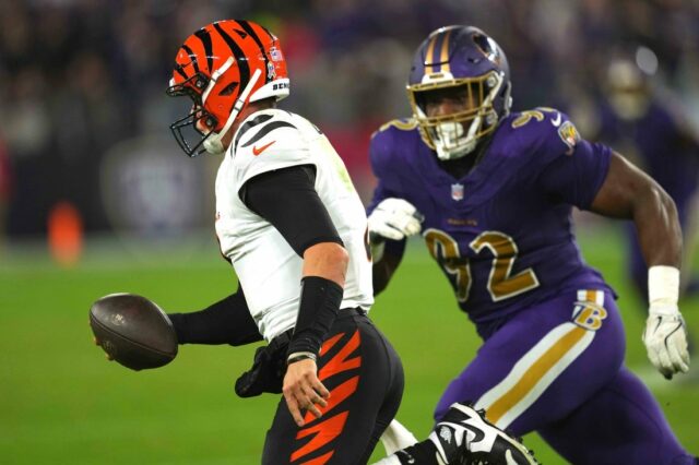 NFL: Cincinnati Bengals v Baltimore Ravens