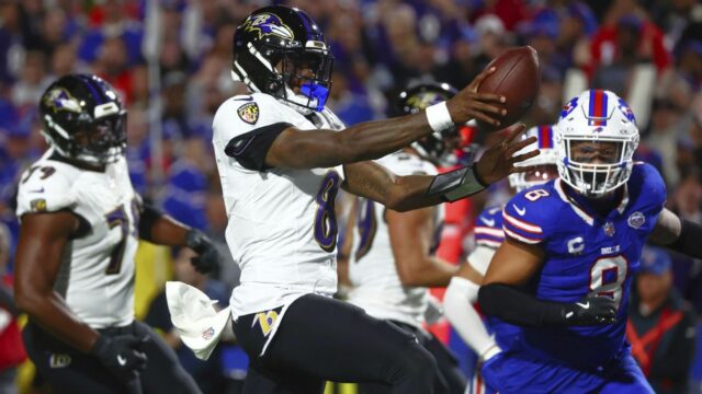 Ravens vs. Výdavky: Živé aktualizácie od Lamar Jackson, súťaž Josh Allen's 1. týždeň 

