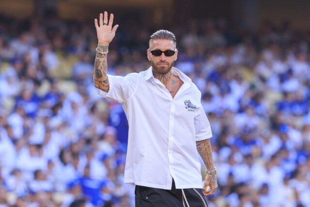 Sergio Ramos počas jeho hudobného videa.