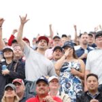Shane Lowry in Stitches, keď nasledovníci Európy simulovali konkurenti USA v Ryderovom hrnčeku úplne prvé tribúna odpaliska