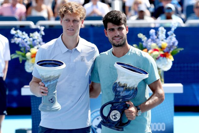 Sinner, Alcaraz založený na uchopenie 3. aktu v Spojených štátoch Jannik Sinner Carlos Alcaraz US Open Final Final