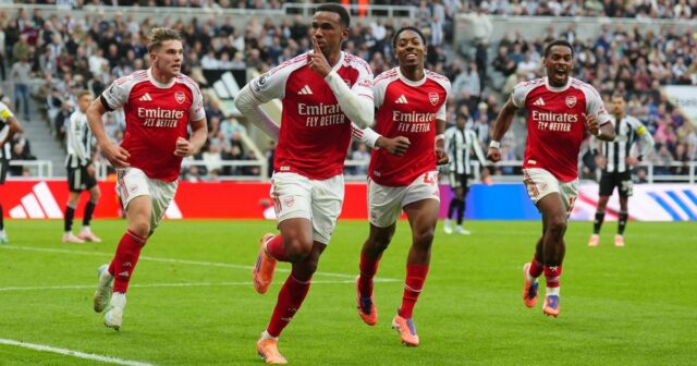 Skóre hráčov s nástrojmi v porovnaní s Newcastle ako 8/10 celebrity zachováva deň pre Mikel Artetu 

