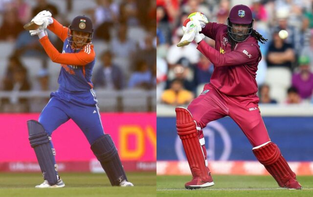 Smriti Mandhana vs Chris Gayle 

