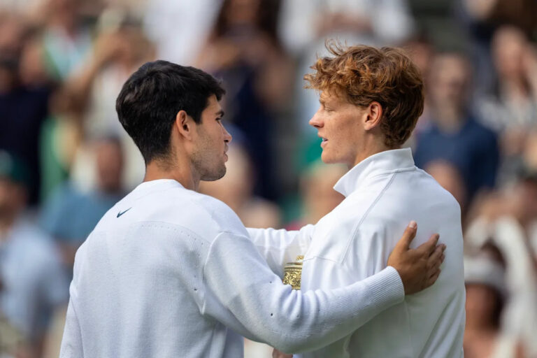 Spojené štáty OTVORENÉ: Carlos Alcaraz vs. Jannik Sinner v súčasnosti a bitky všetkých čias a naliehajúc tenis na úplne nové nadmorské výšky