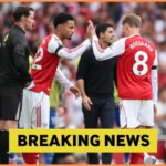Martin Odegaard v akcii pre Arsenal proti Nottingham Forest