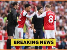 Ethan Nwaneri otvára prestup do Borussie Dortmund Martin Odegaard v akcii pre Arsenal proti Nottingham Forest