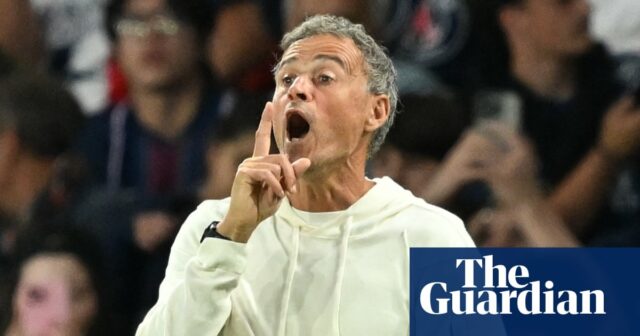 Supervízor v Paríži Saint-Germain Luis Enriqu 

