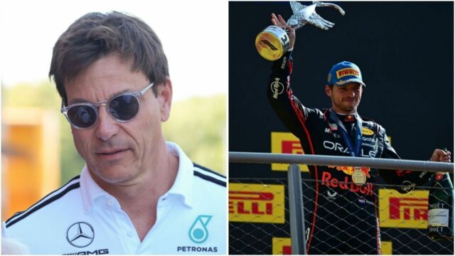 Toto Wolff sa uskutoční nepárny pro-max Verstappen Tirade po tom, čo vodič vozidla Red Bull vyhrá talianskeho praktického lekára F1 taliansky 

