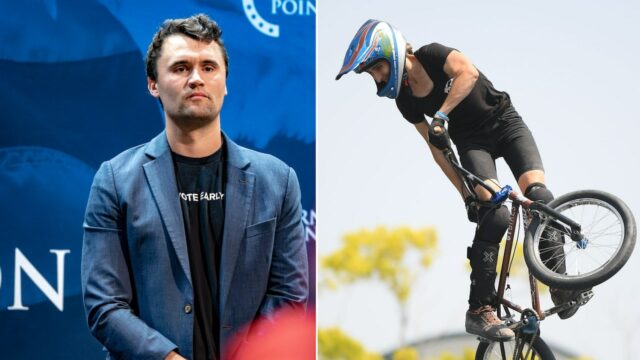 Transgender BMX Biker pripomína vraždu Charlieho Kirka na Instagrame 

