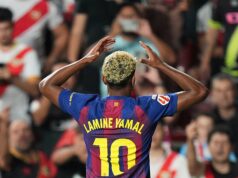 Ďalšia hviezda Barcelony naskakuje na obranu Lamine Yamal Úplne nová barcelonská párty Lamine Yamal je poctou medzi jeho predvádzajúcimi hrdinami