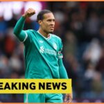 Virgil van Dijk chrbát Milos Kerkez, aby sa zbavil alebo tvrdo začína v Liverpoole