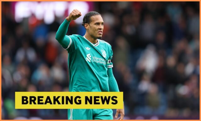 Virgil van Dijk chrbát Milos Kerkez, aby sa zbavil alebo tvrdo začína v Liverpoole 

