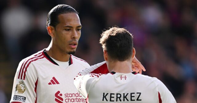 Virgil van Dijk opisuje „stres“ Liverpoolu po testovaní straty krištáľovej kráľovskej rezidencie 

