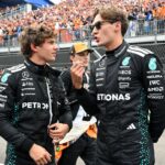 George Russell a Kimi Antonelli na Holandskej veľkej cene - Zdroj: Getty