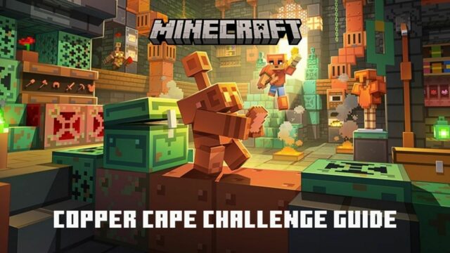 Vyplňte prvú výzvu Minecraft Copper Cape, aby ste získali dve voľné odmeny (obrázok prostredníctvom Gaming Sportskeeda Gaming || Mojang Studios)