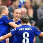 WSL LIVE: Hodnotenia, skupinové informácie a aktualizácie zo 4 oblekov pozostávajúcich z Liverpoolu vs Everton, Manchester United V Leicester, Brighton v Aston Suite a Tottenham V West Pork.