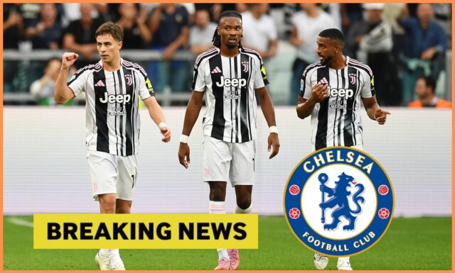 Kenan Yildiz oslavuje cieľ pre Juventus