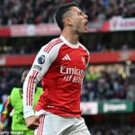 Gabriel Martinelli prišiel z lavičky, aby v nedeľu získal Arsenal 1-1 remízu s Man City