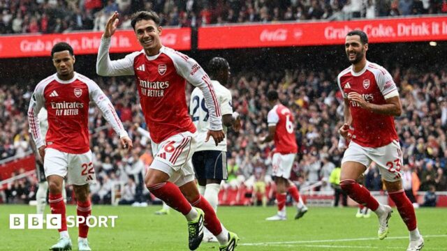 Arsenal celebrate