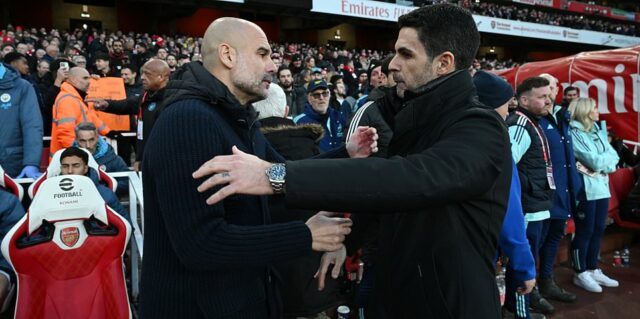 Zbierka vs Guy City - Premier Organization Live: Najnovšie hodnotenie, informácie o skupine a aktualizácie, keď Mikel Arteta má v úmysle poraziť svojho predchádzajúceho majstra Pep Guardioly v treťom priamom domácom videohre 

