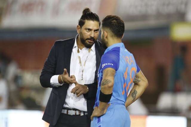 Yuvraj Singh prišiel na majstrovstvách sveta ODI niekoľkokrát spojku (kredit: Getty)