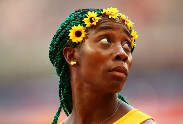 Shelly-Ann Fraser-Pryce v Doha Diamond League 2025 Tlačová konferencia-Zdroj: Getty