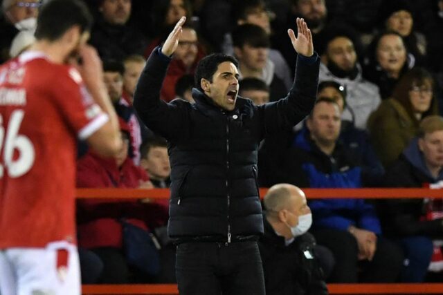 „Som zúfalý“-Mikel Arteta predstavil priamo do erupčného tirade s hodnotením X po rozpakoch Nottingham Woodland 

