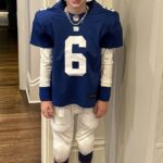 Charlie Manning hrdo predviedol svoj Halloweensky kostým Jaxson Dart