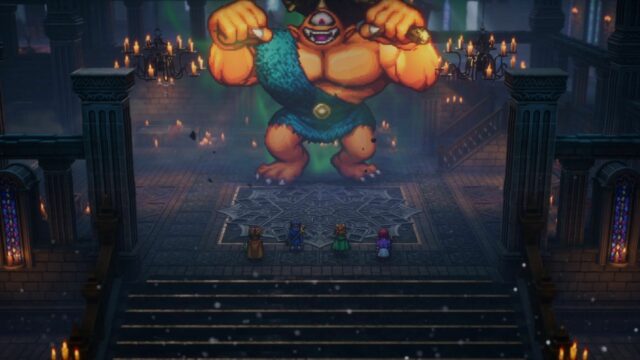 Ako presne poraziť Atlas (DQ2) Atlas len dvoma údermi môže zdecimovať vašu partiu (obrázok cez Square Enix)