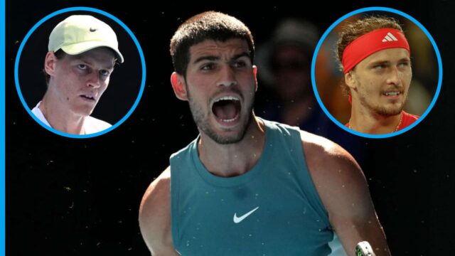 Alexander Zverev robí veľkolepý nárok na poistenie Carlosa Alcaraza a Jannika Sinner 

