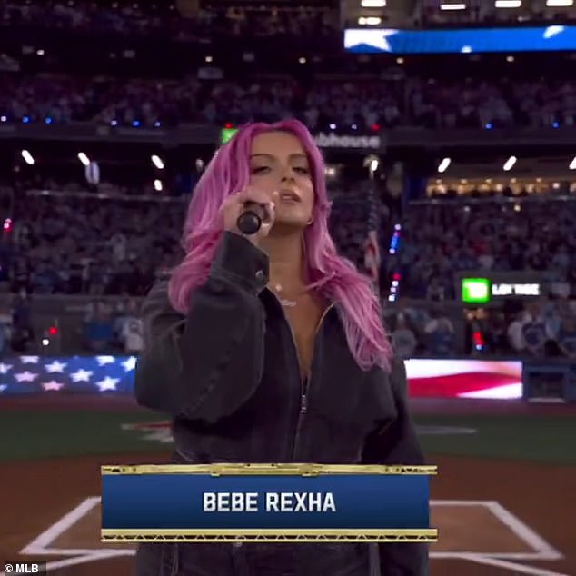 Americkí a kanadskí speváci hymny opúšťajú skupinu Dodgers, nasledovníci Blue Prevedenie The Star-Spangled Banner od Bebe Rexha malo v sobotu zmiešané recenzie