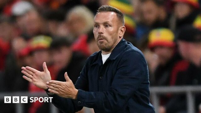 Craig Bellamy on the sideline