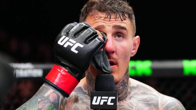 Aspinall-Gane po popichaní očí v titulovom kúzle UFC neovládol žiadnu Aspinall-Gane po popichaní očí v titulovom kúzle UFC neovládol žiadnu súťaž