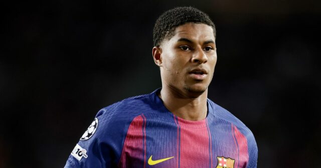 Marcus Rashford z FC Barcelona